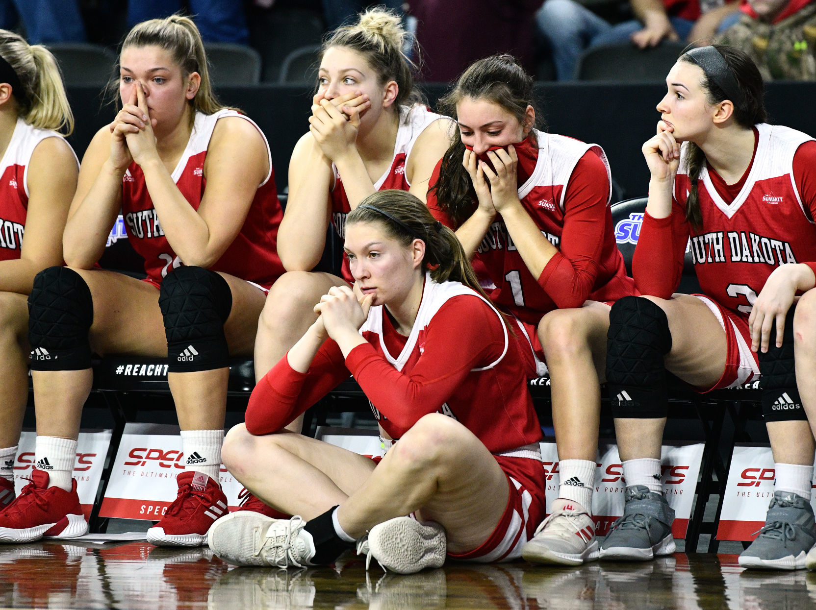 USD vs SDSU women's Summit League basketball